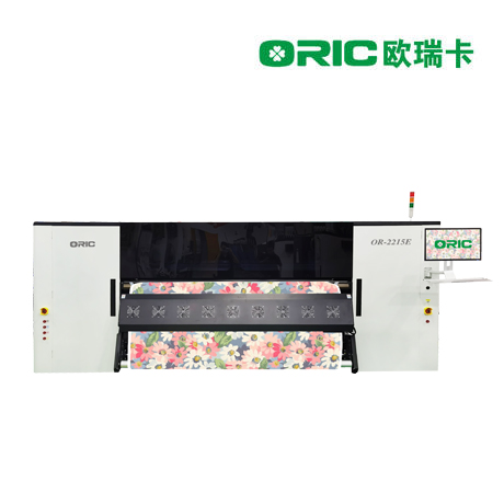 OR-2215E Industrial Rubber Roll Dye Sublimation Printer With 15 I3200 Heads